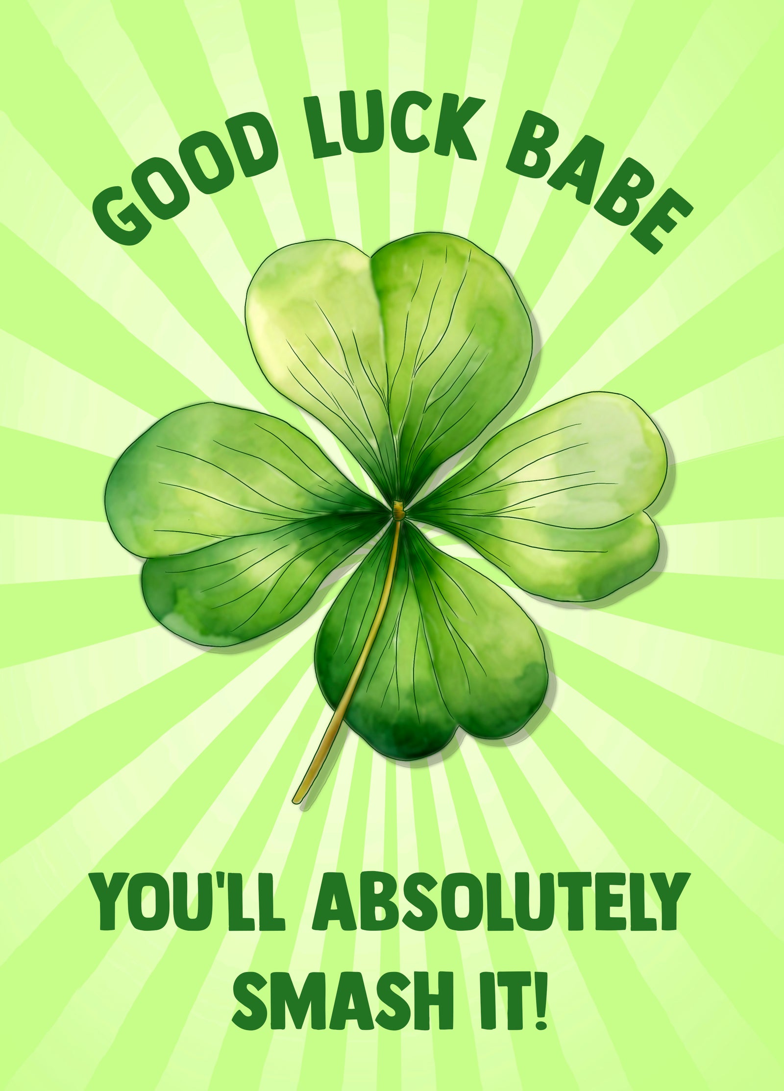 Good Luck Babe!