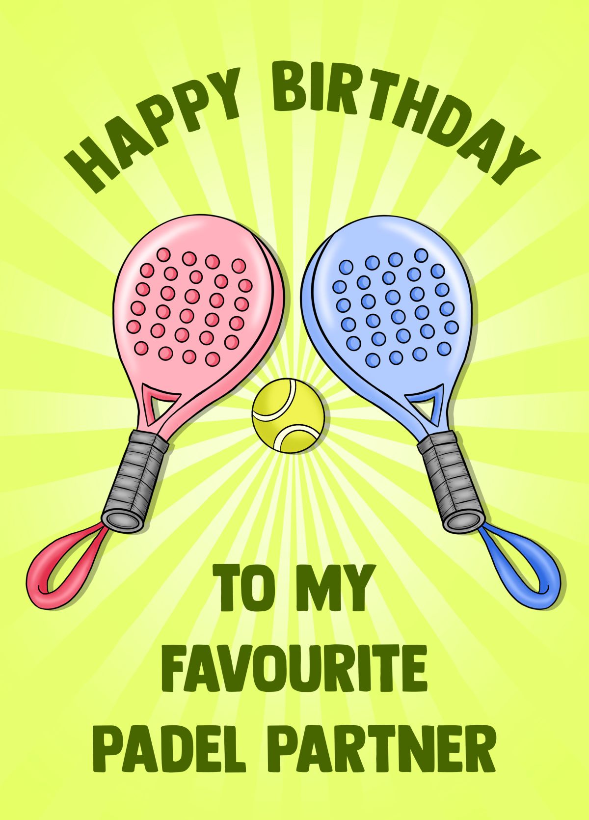 Happy Birthday To My Favourite Padel Partner
