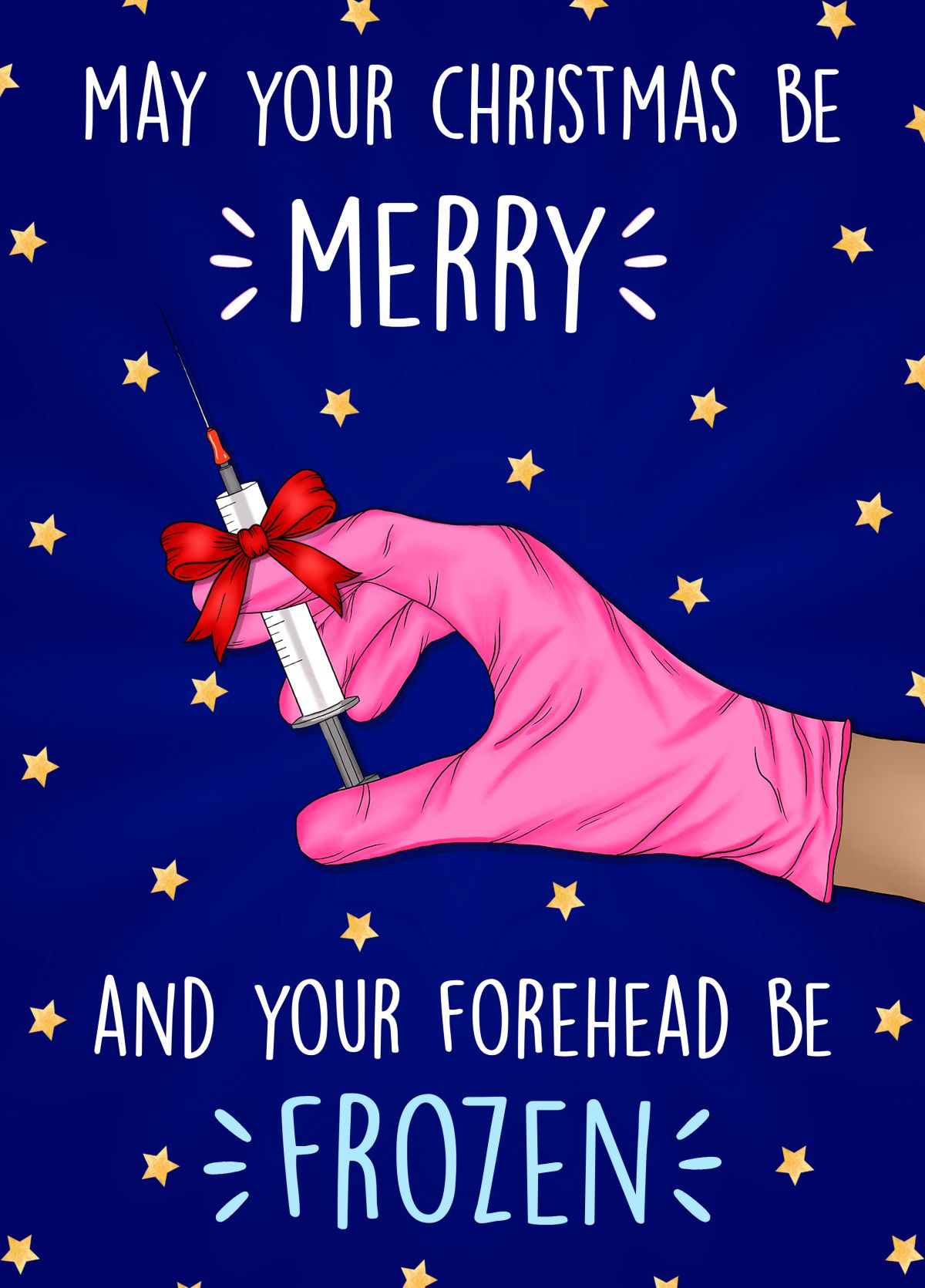 Merry Christmas And A Frozen Forehead