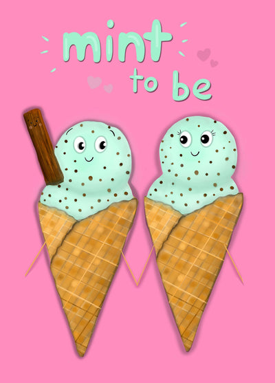 Mint To Be Card