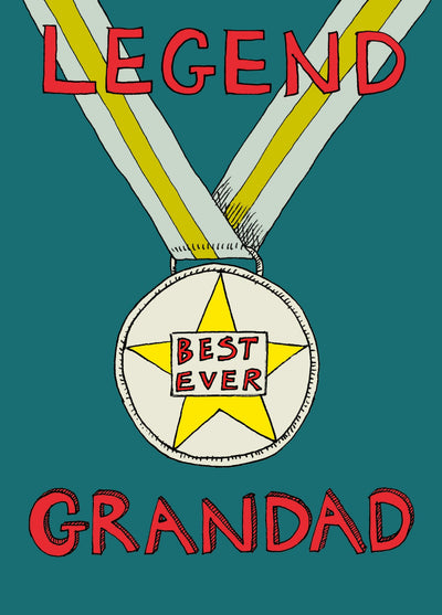 Legend Grandad Card
