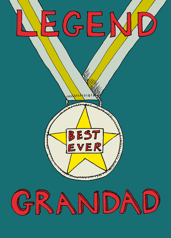 Legend Grandad Card