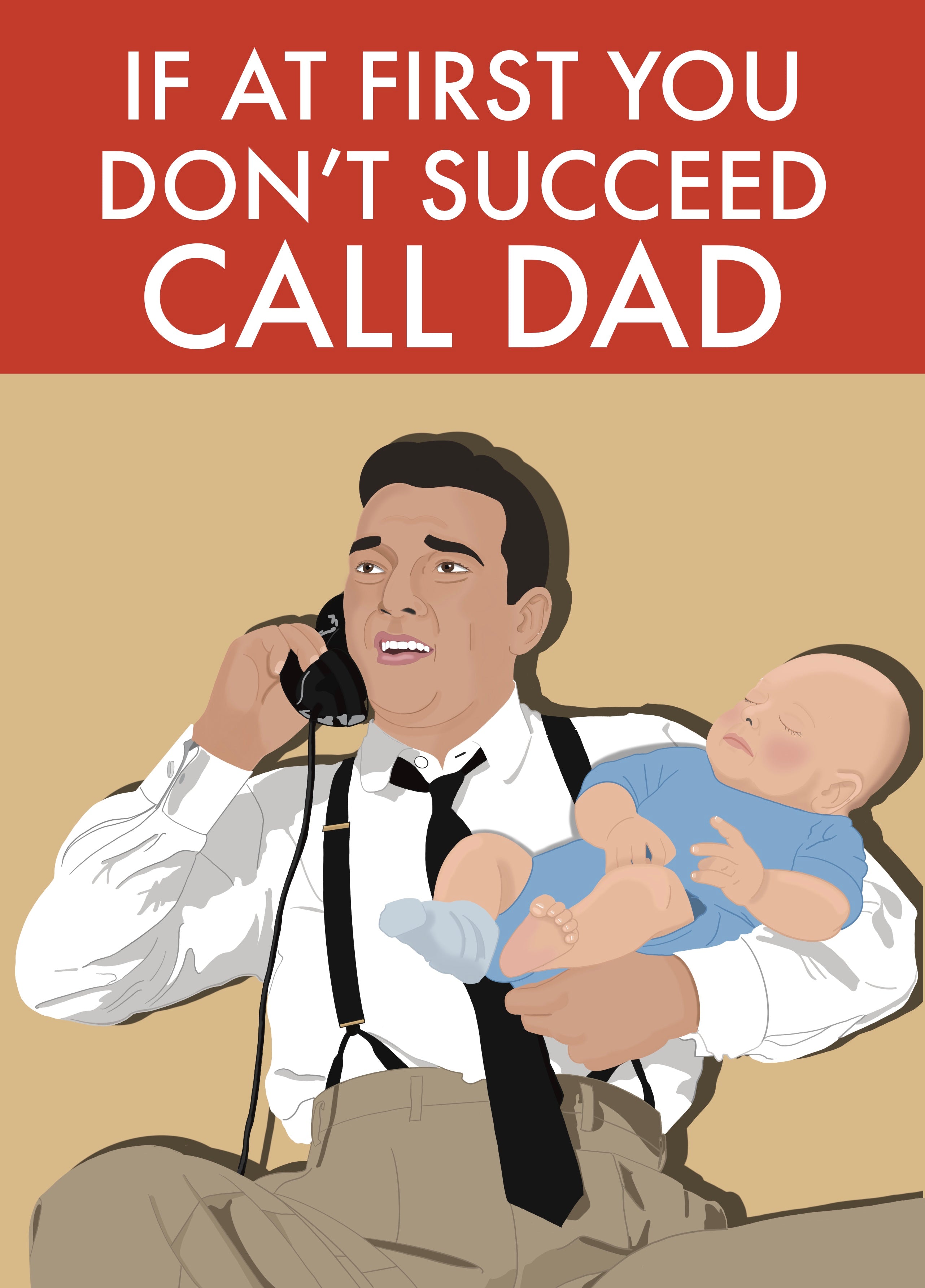 Call Dad - Father's Day Card – Scribbler Cards & Gifts