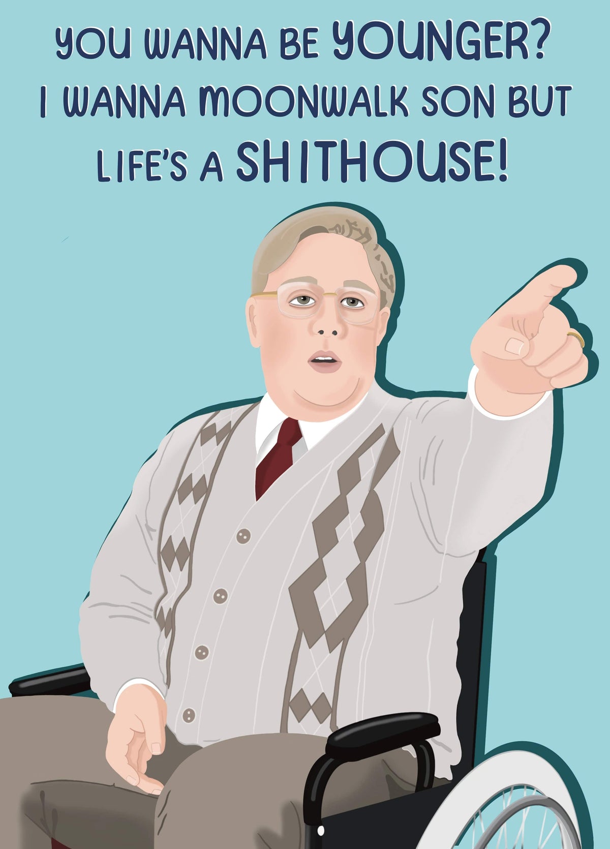 Funny Phoenix Nights Birthday Card