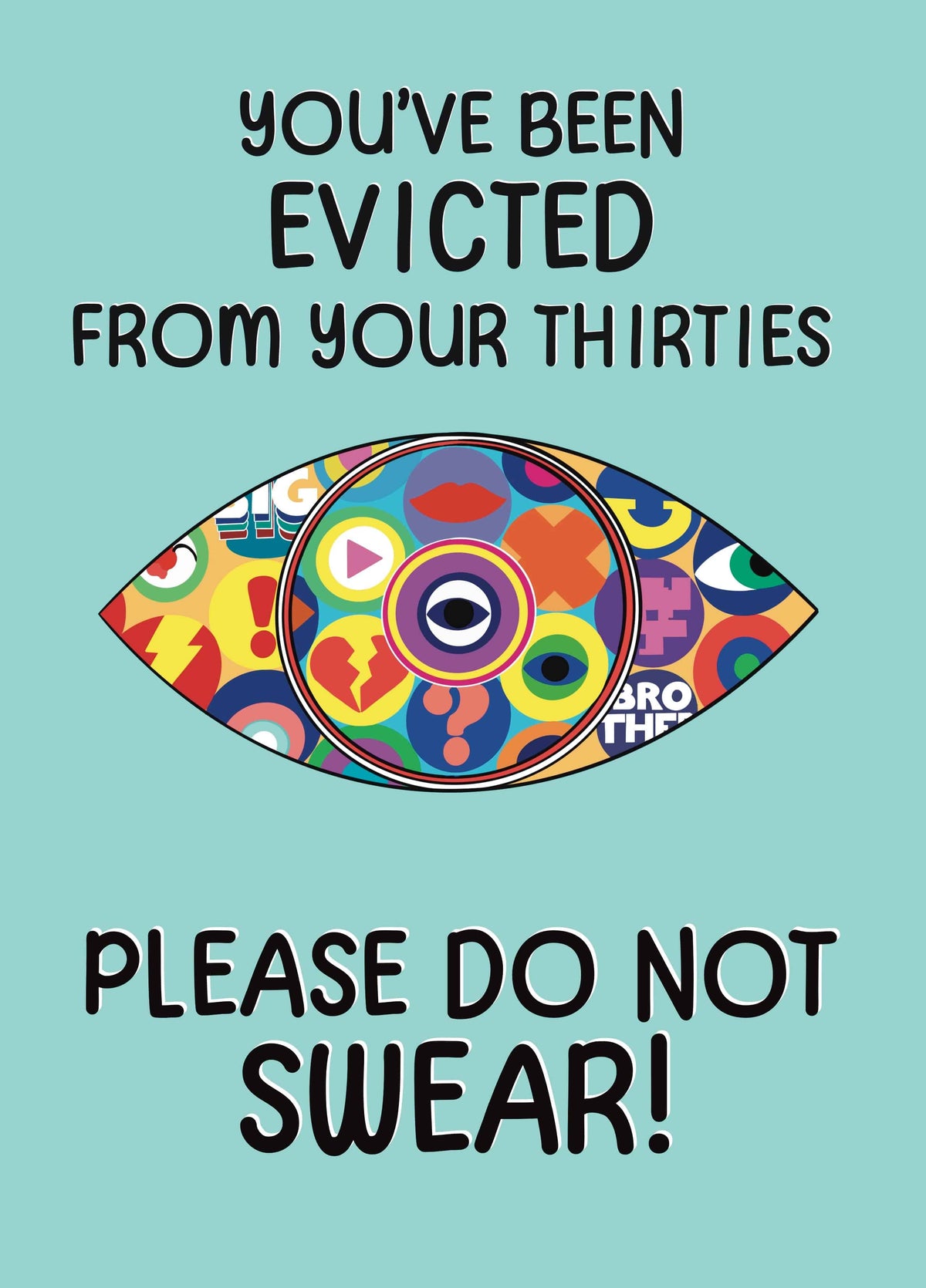 Big Brother 40th Birthday Card