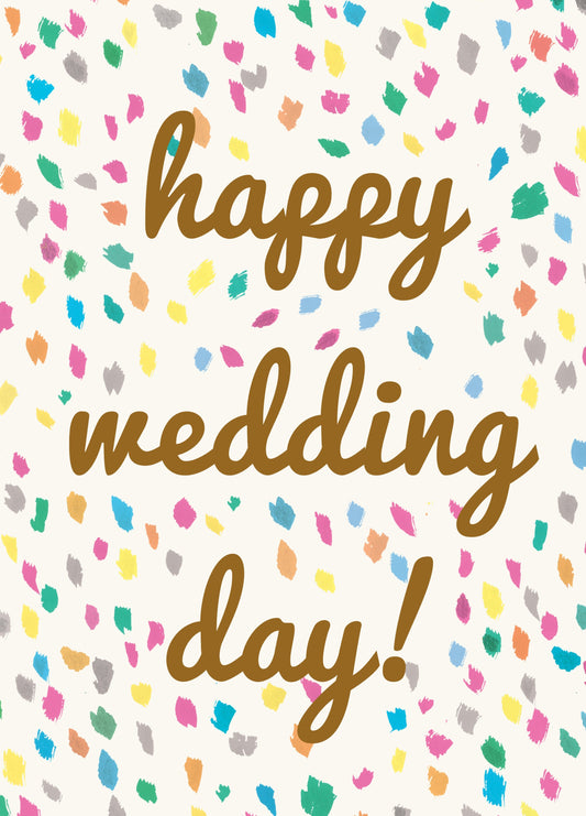 Happy Wedding Day Spot Card