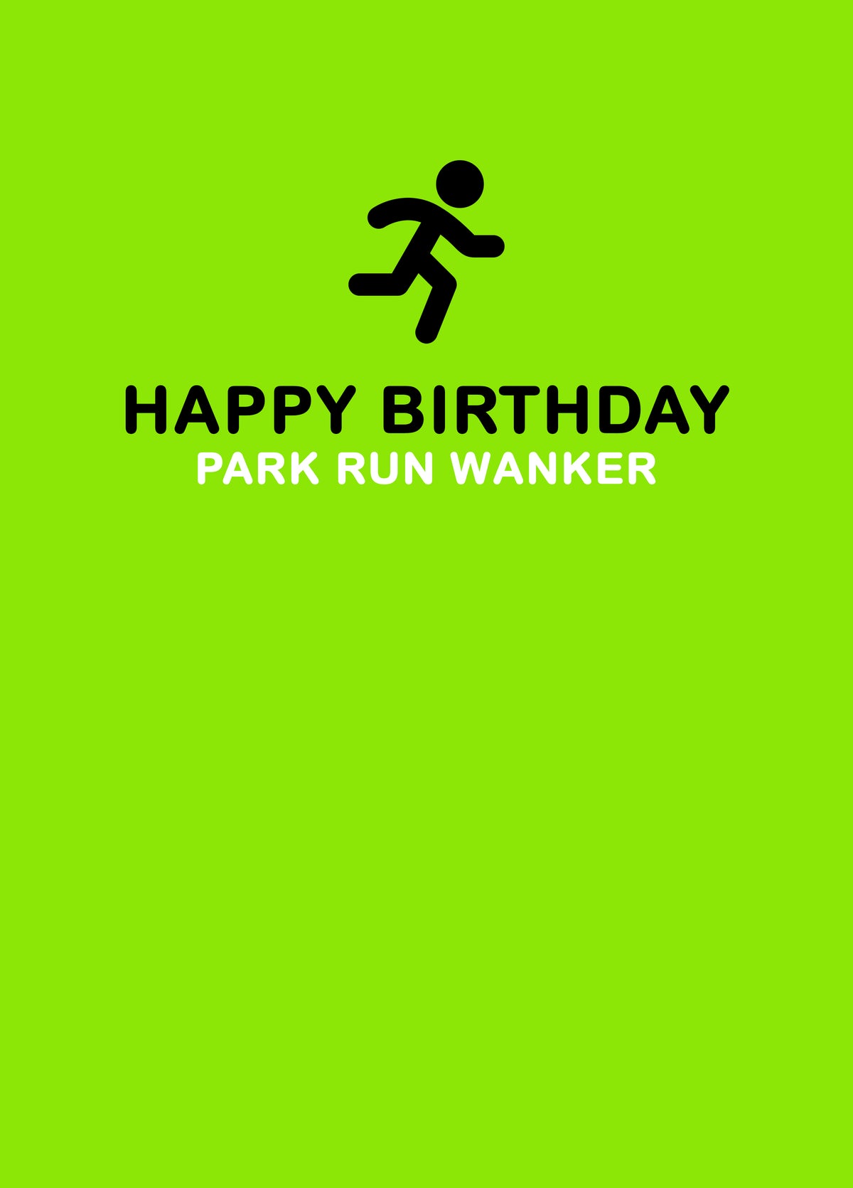 Park Run Wanker