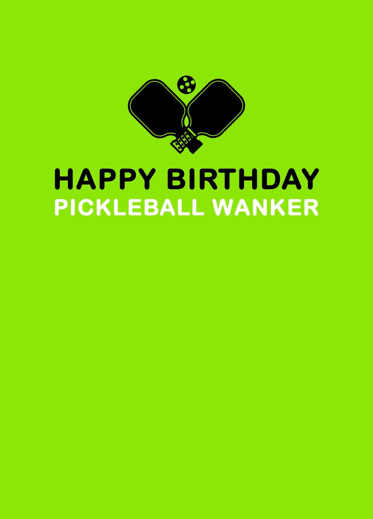 Pickleball Wanker