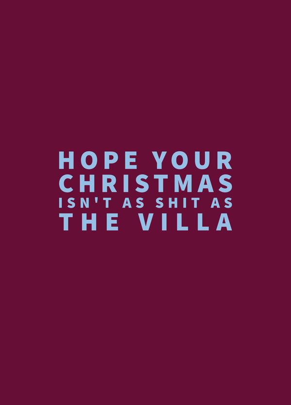 Christmas Card For An Aston Villa Fan