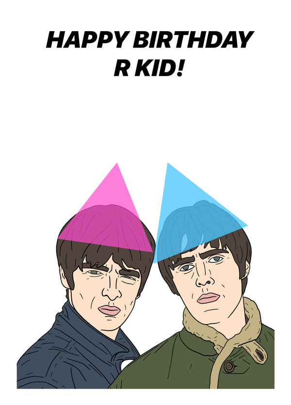 Happy Birthday R Kid Card