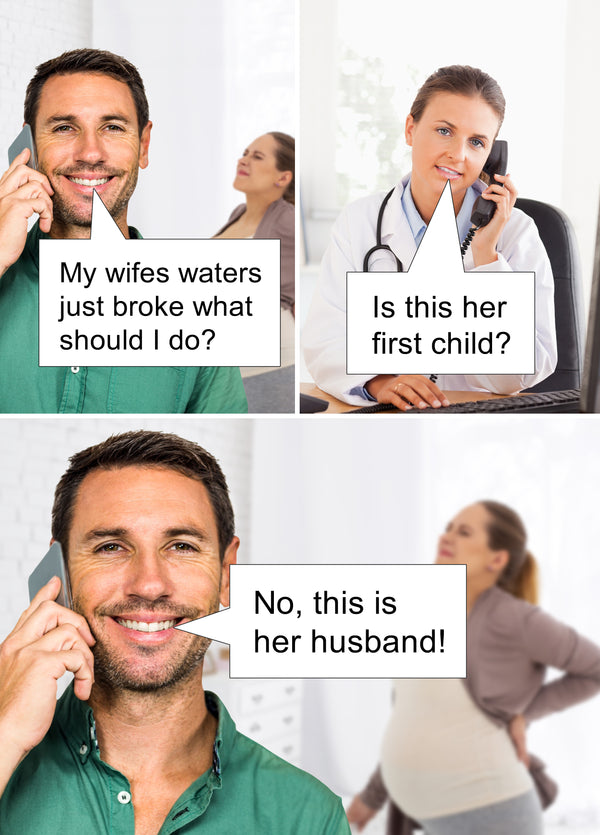 Is This Her First Child? Card