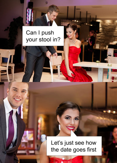 Push Your Stool In Card
