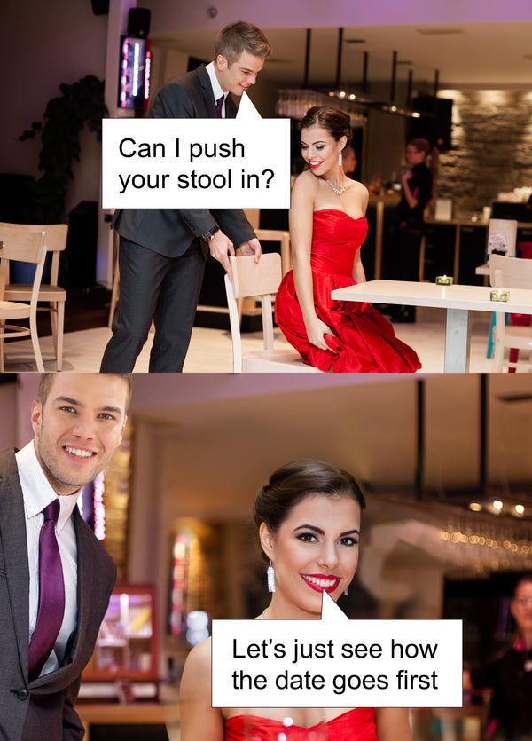 Push Your Stool In Card