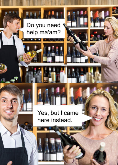 Do You Need Help Ma'am? Card