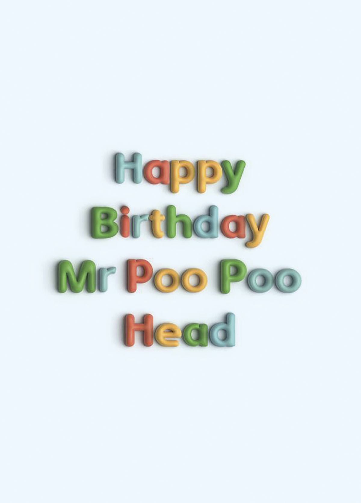Mr Poo Poo Head