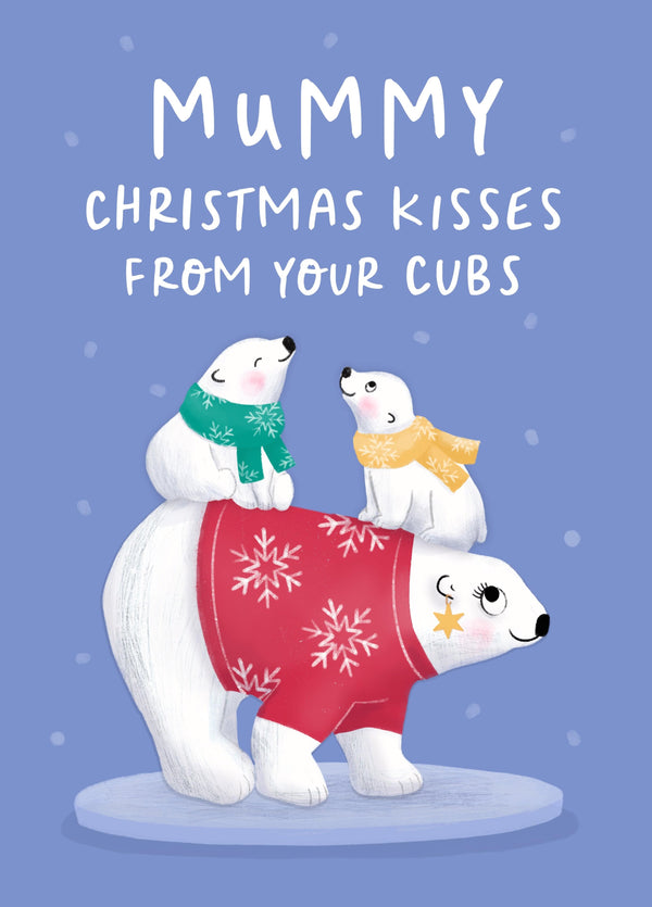 Mummy Bear Christmas Card