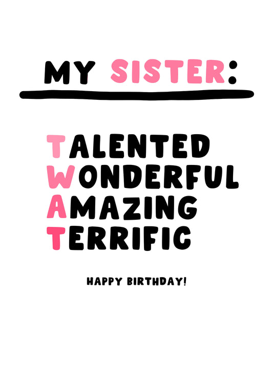 My Sister - TWAT