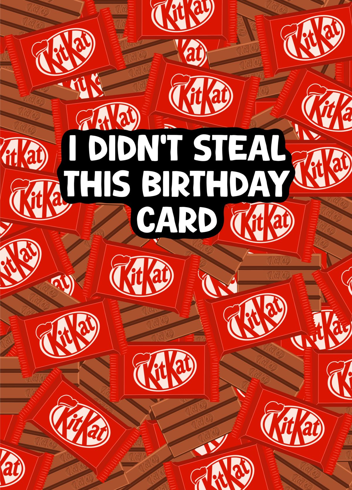 I Didn’t Steal This Birthday Card