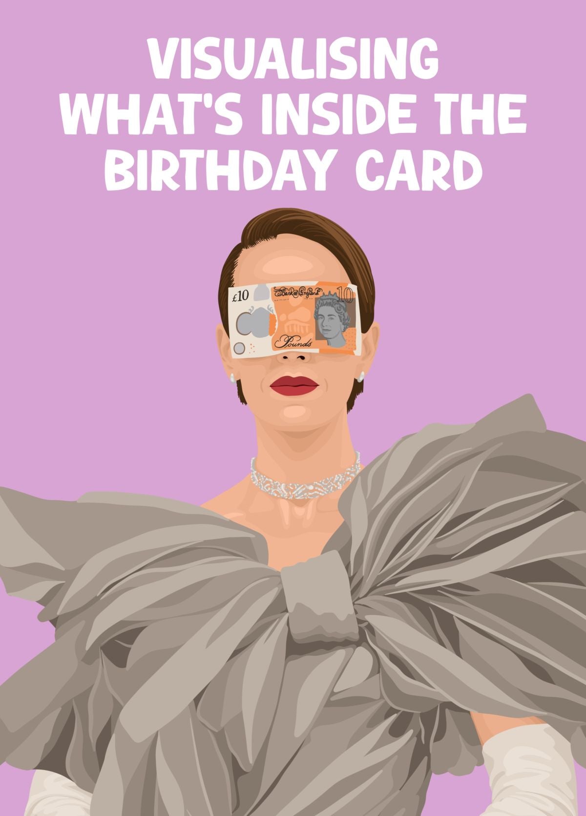 Funny Sarah Paulson Birthday Card - Met Gala