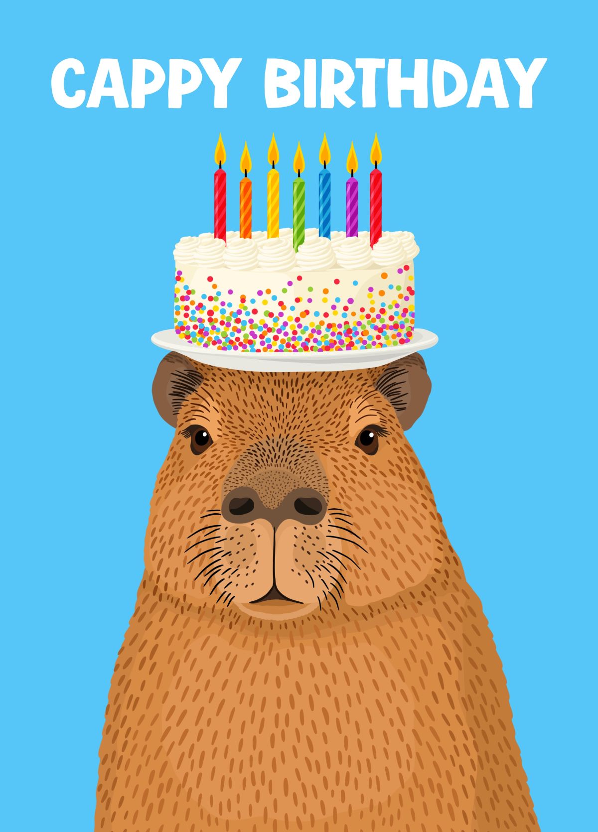 Cappy Birthday Card