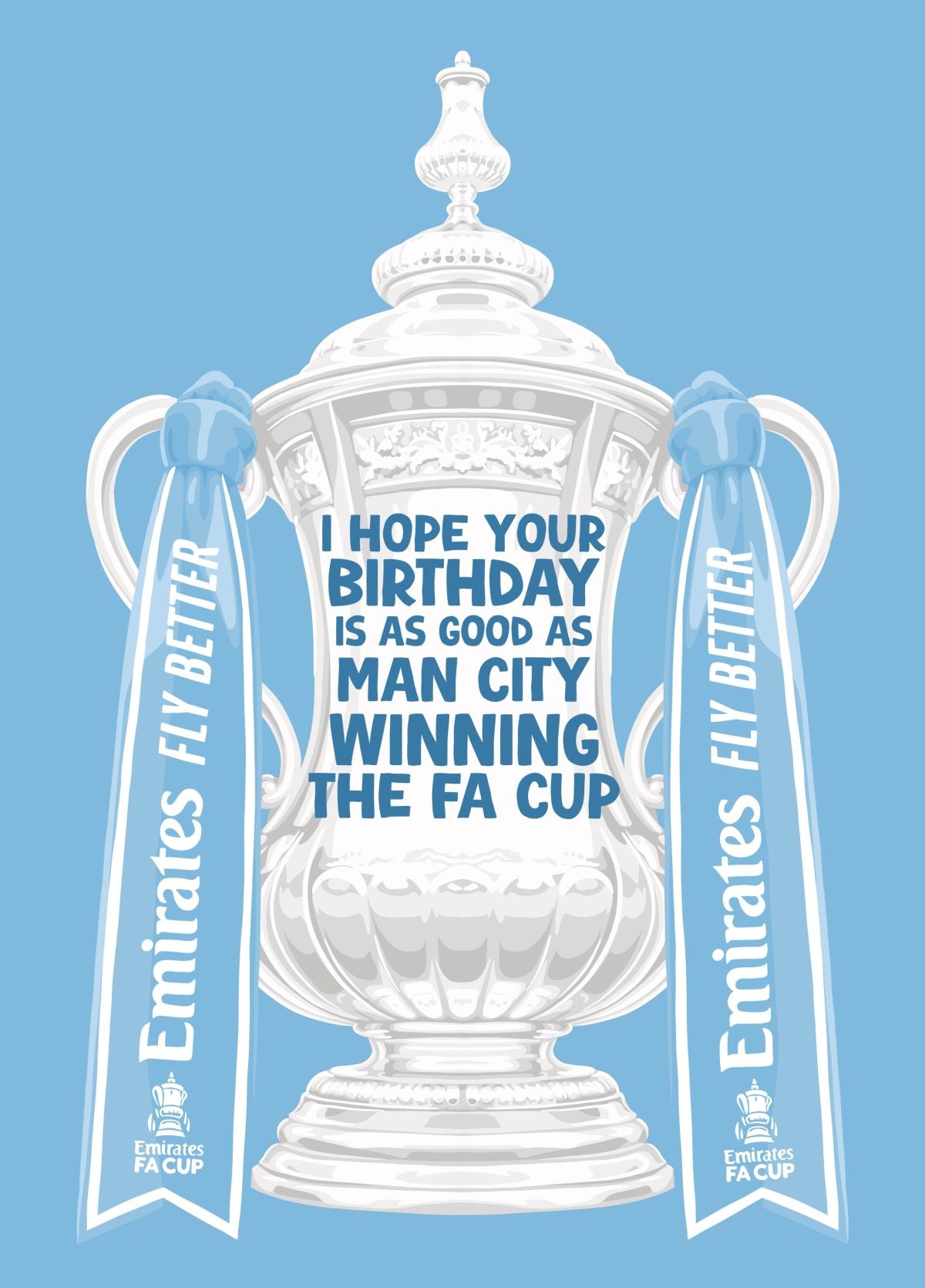 Man City Winning The FA Cup