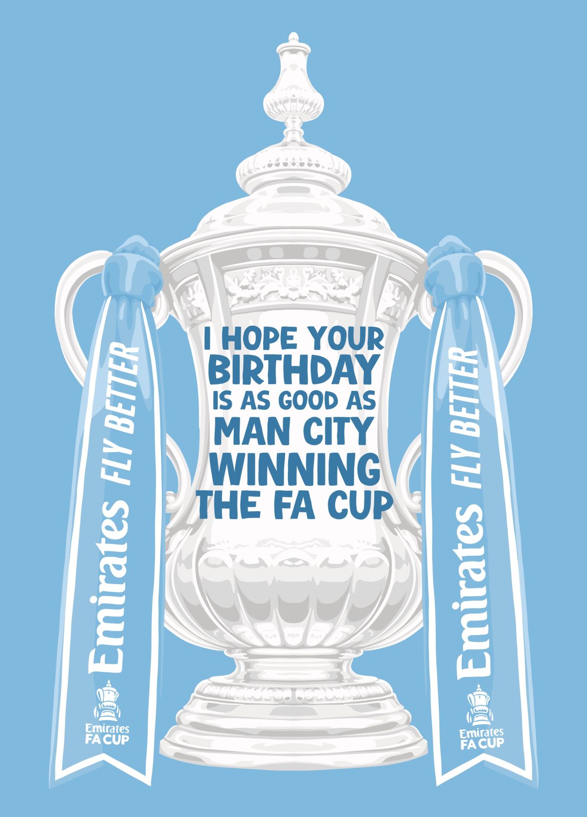 Man City Winning The FA Cup