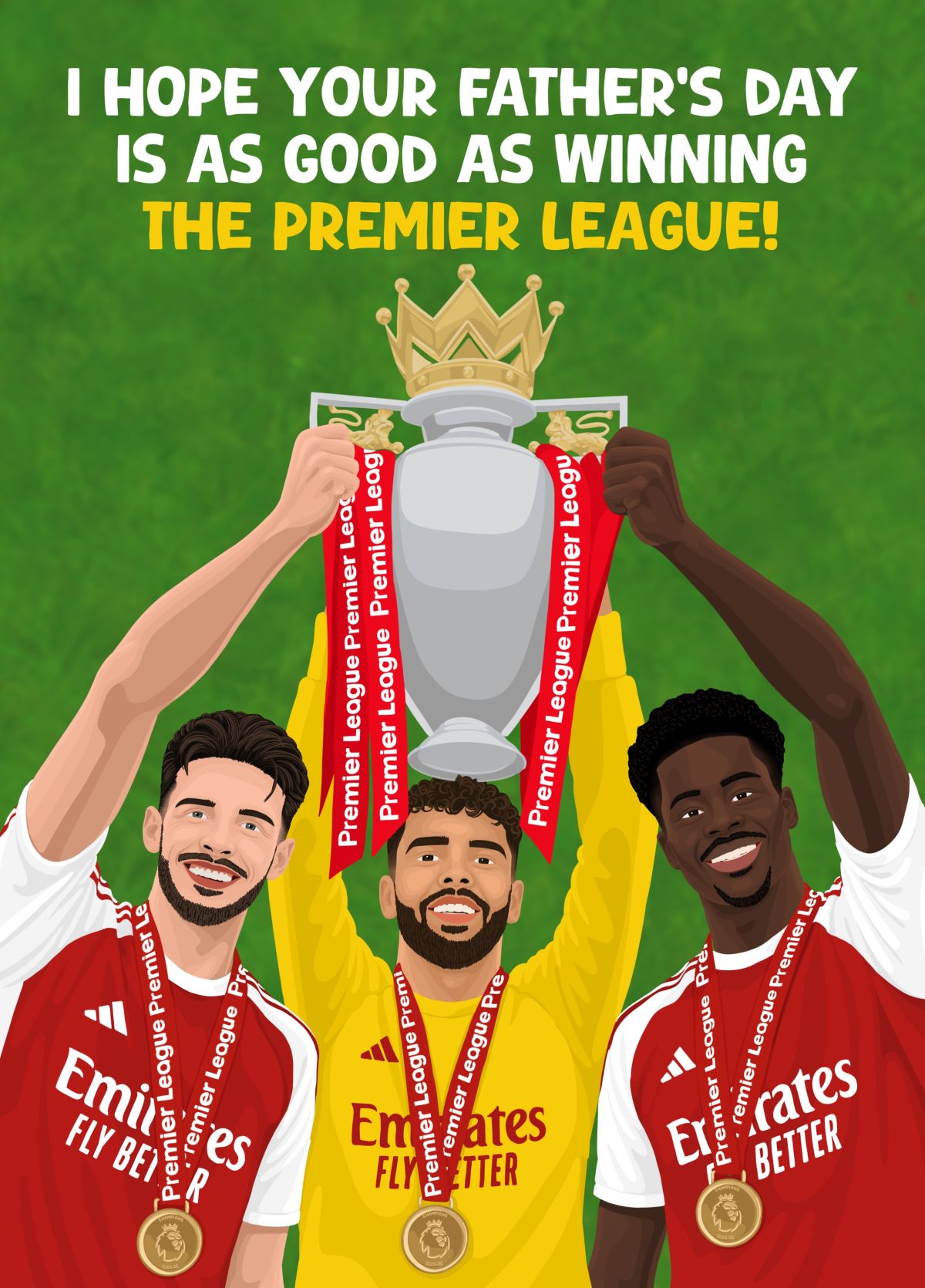 Arsenal Winning The Premier League Fathers Day