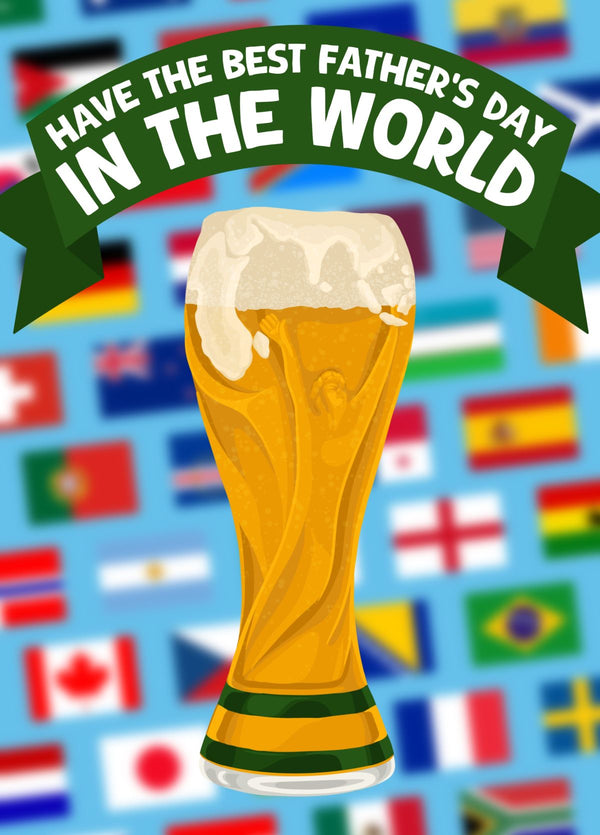 Have The Best Fathers Day In The World Football Card