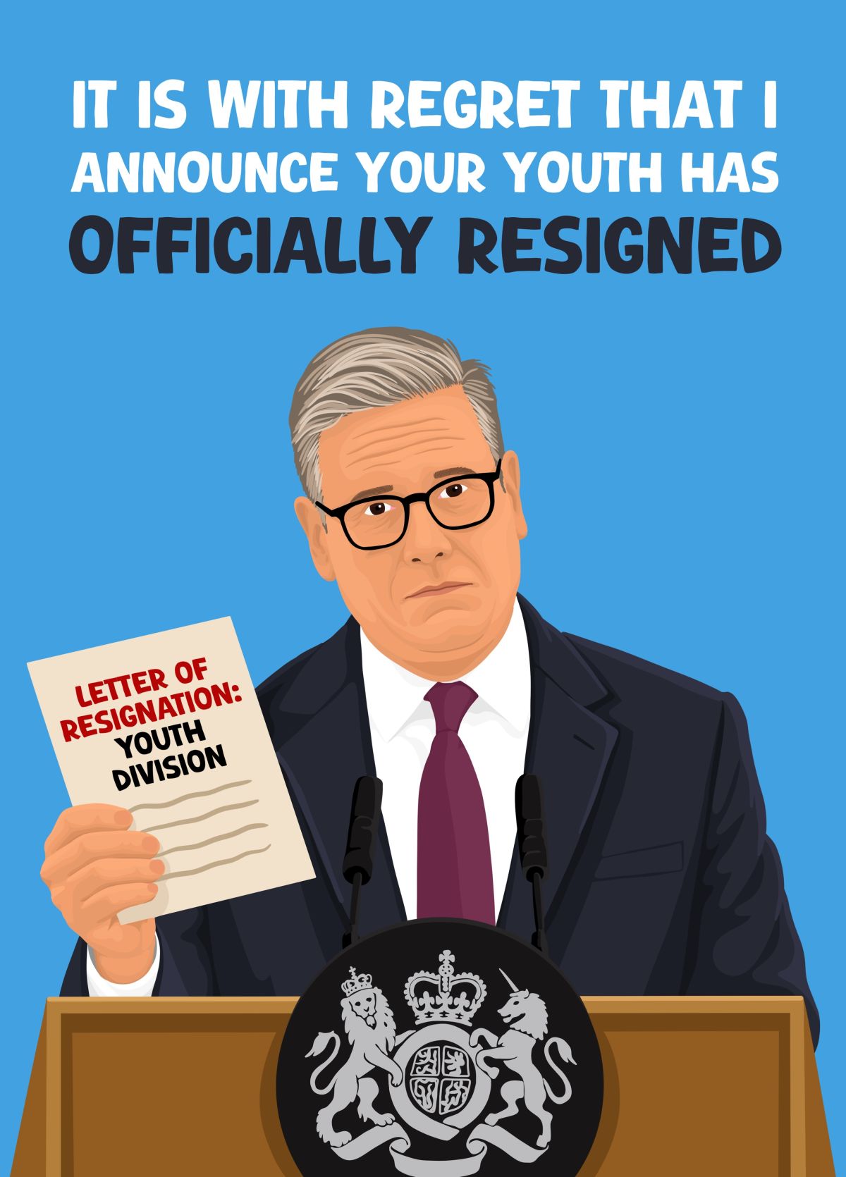 Funny Keir Starmer Birthday Card