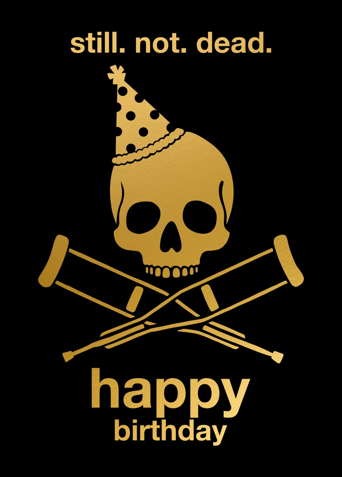 Funny Jackass Poster Birthday Card