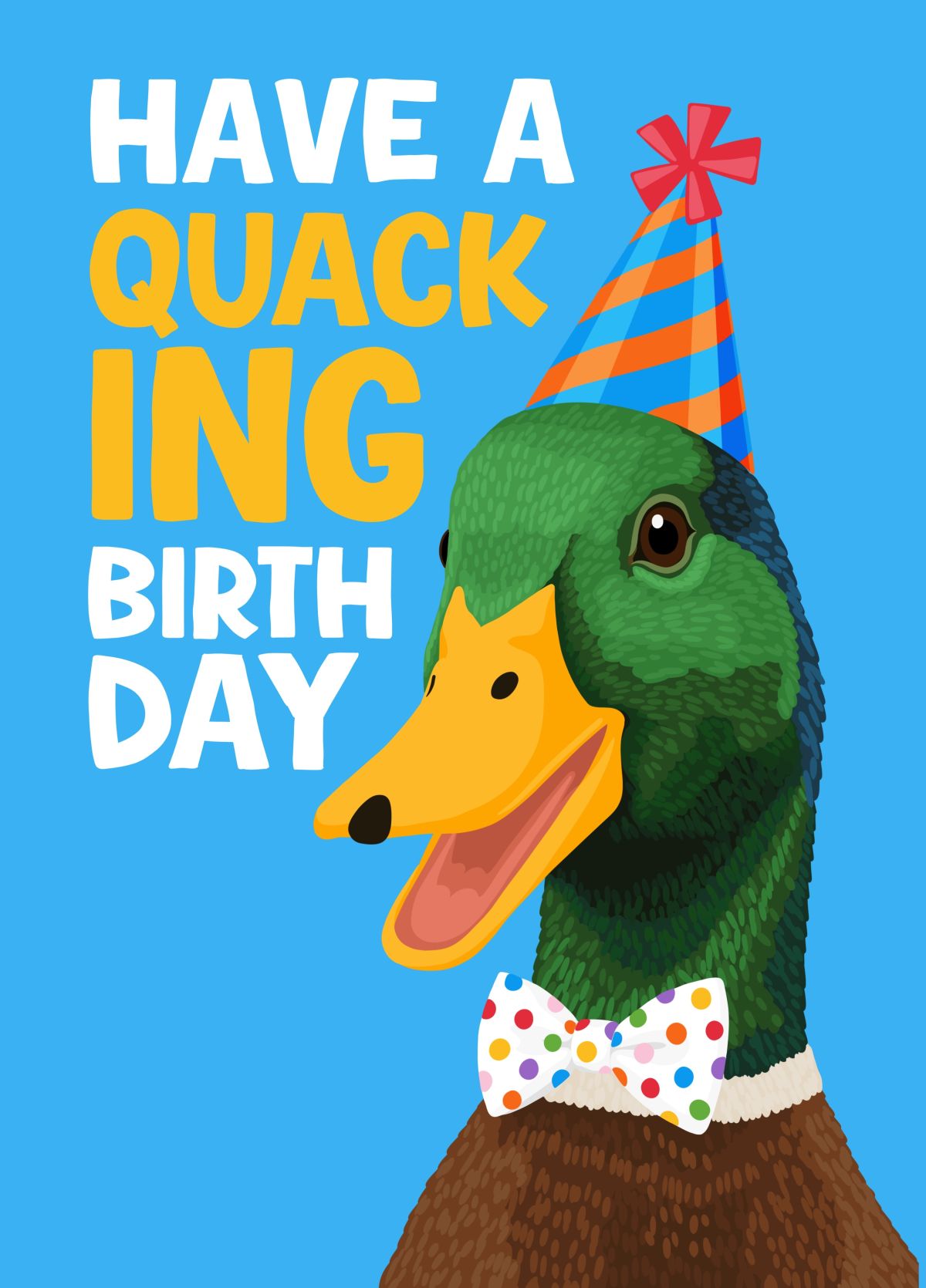 Quacking Birthday Duck Card