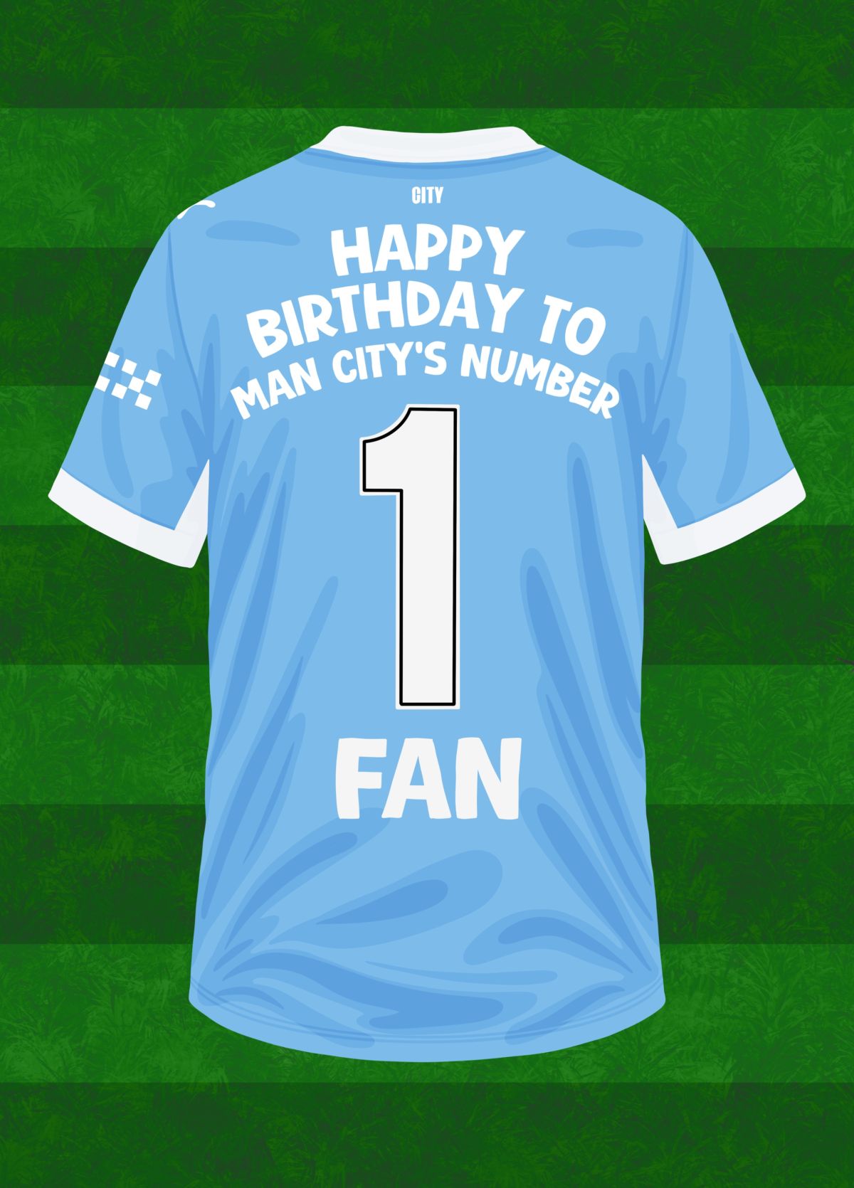 Happy Birthday Man City's Number 1 Fan