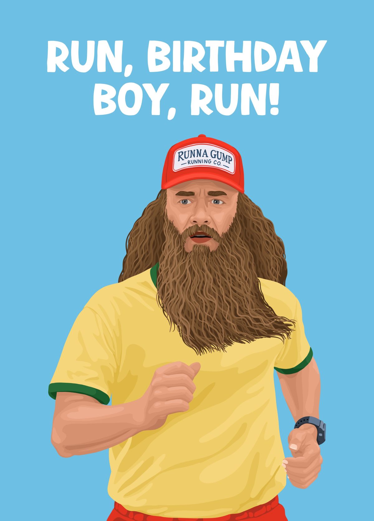 Run Birthday Boy Run - Forest Gump
