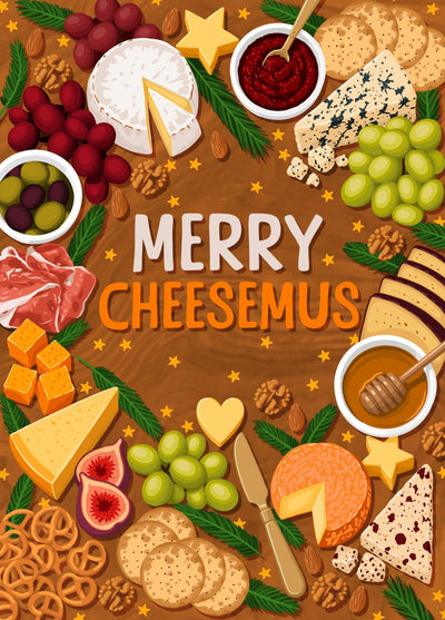 Funny Merry Cheesemas Christmas Card