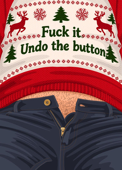 Funny Rude Christmas Jumper Card