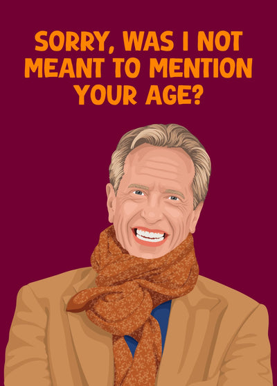 Richard E Grant Celebrity Traitors Birthday Card