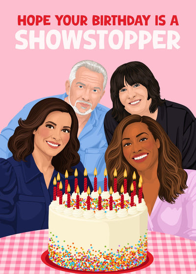 Fun Great British Bake Off Birthday Card
