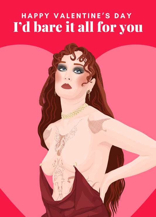 Chappell Roan Grammys Valentine Card