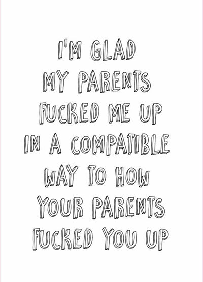 Fucked Up Card