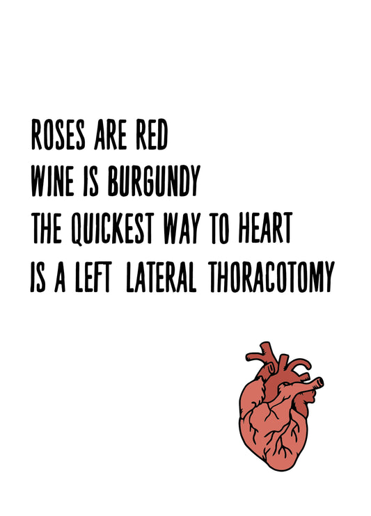 Burgandy Card