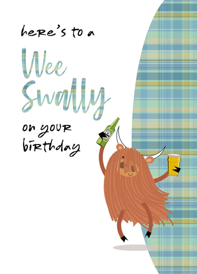 Wee Swally Birthday Card