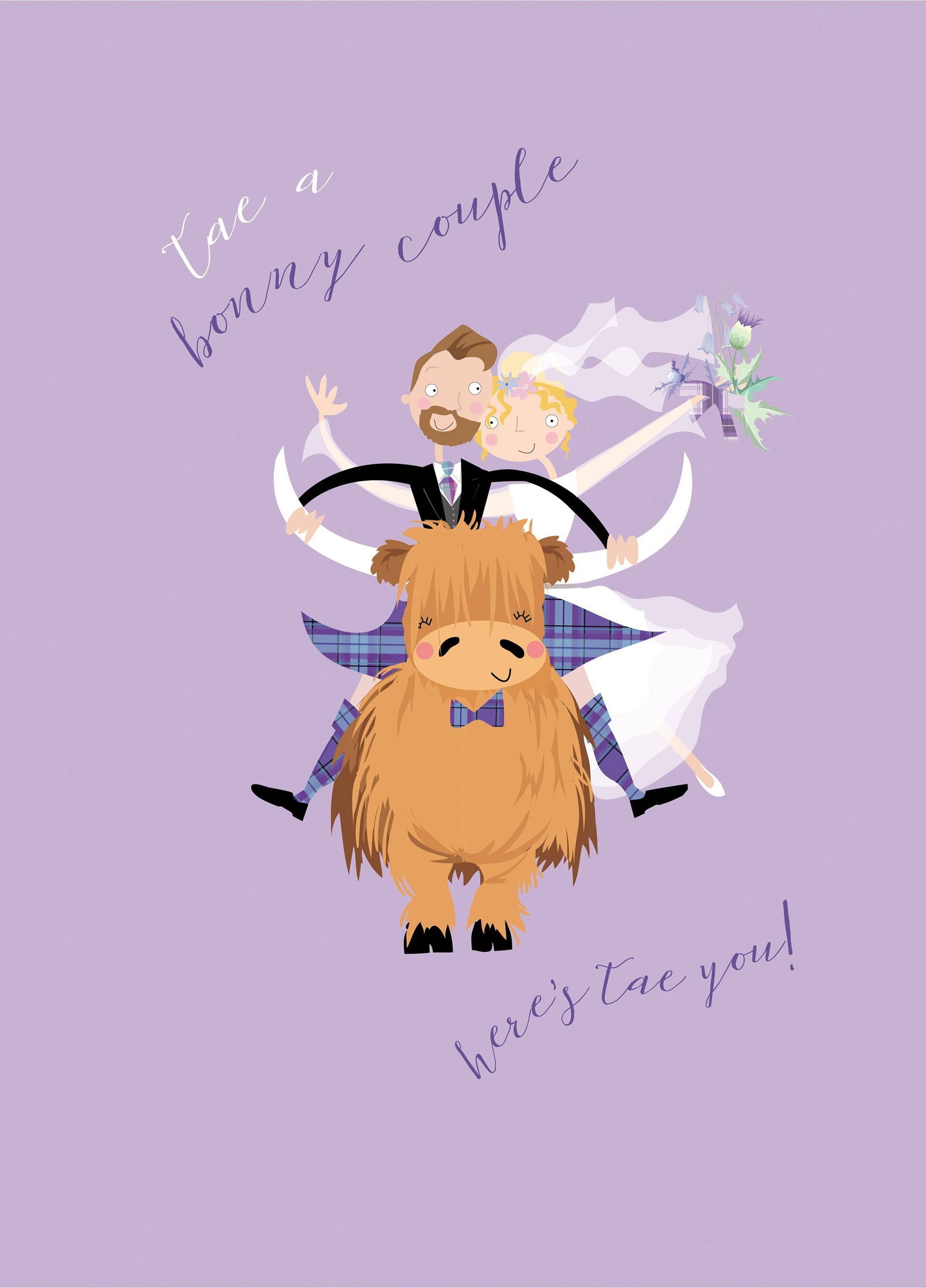 Tae A Bonny Couple Card