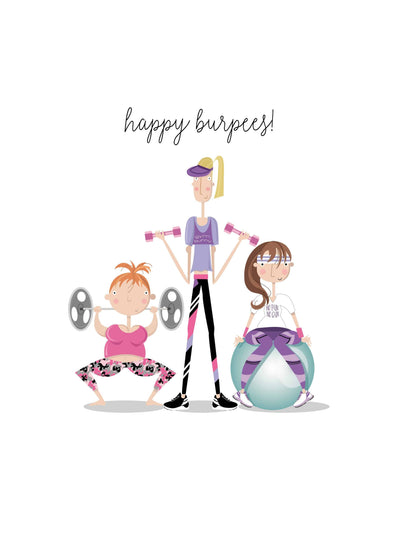 Happy Burpees Card