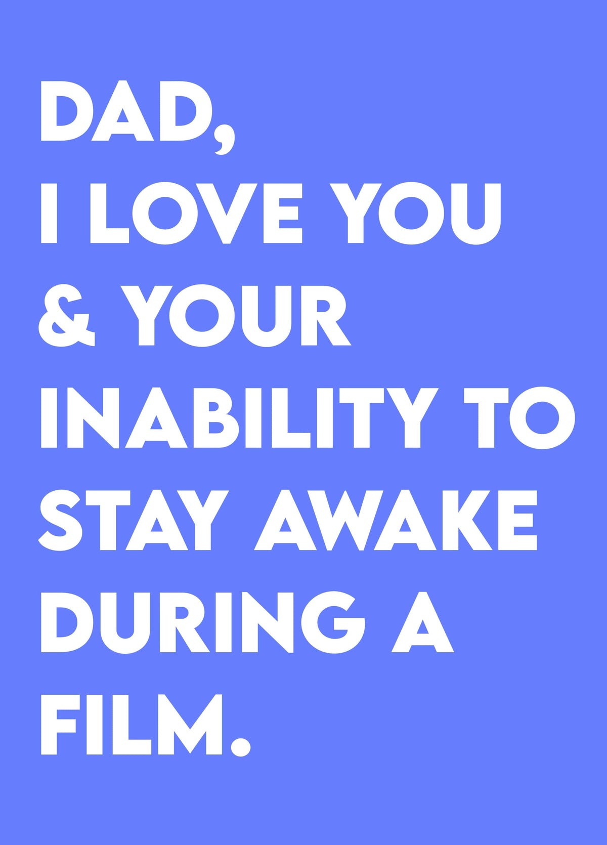 Stay Awake Card