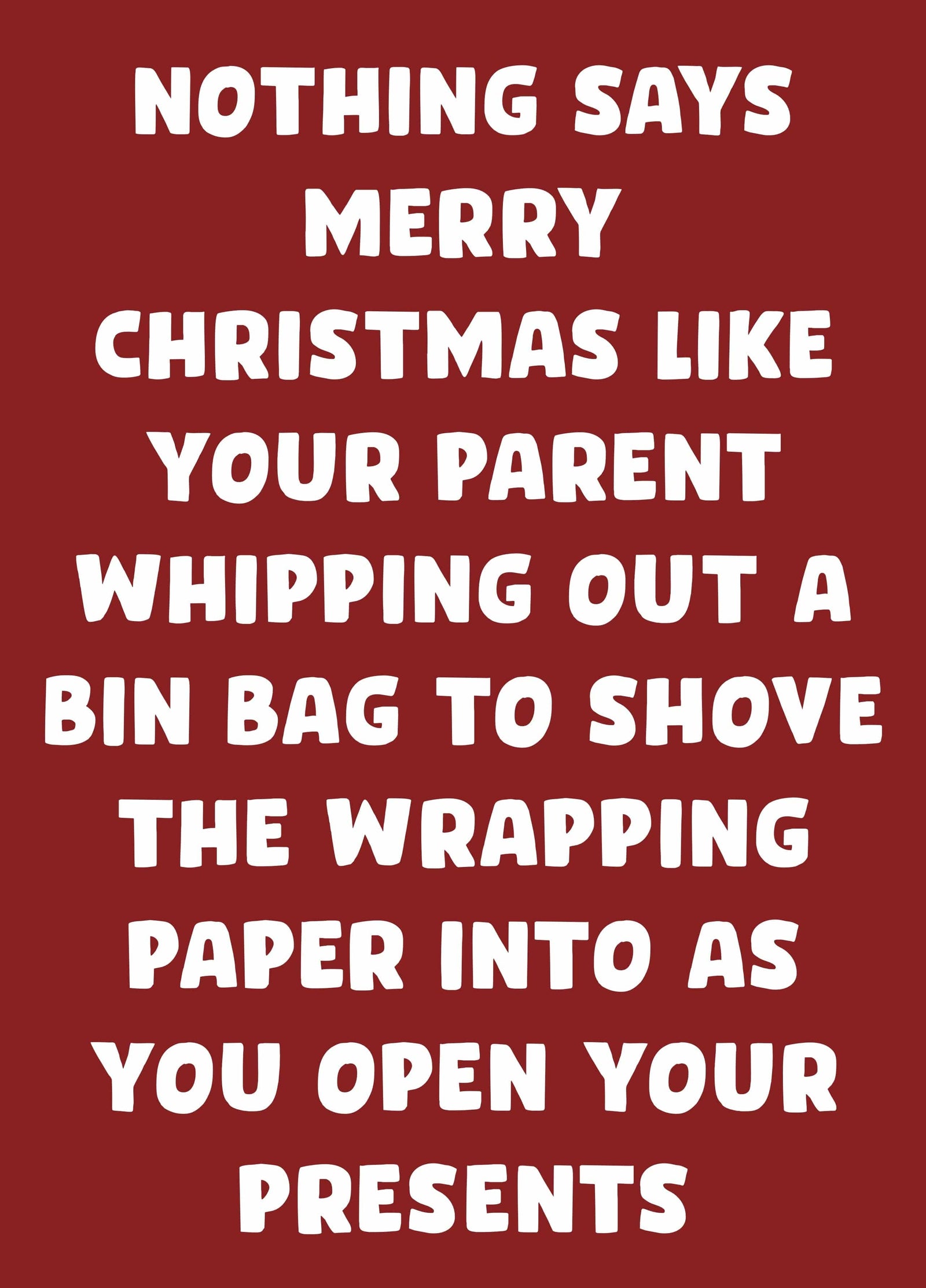 Bin Bag Card