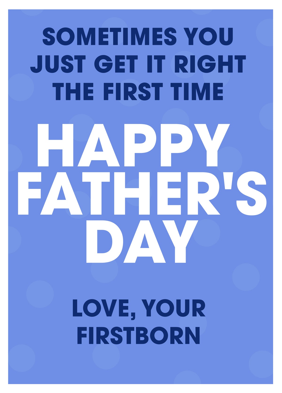 Firstborn Card
