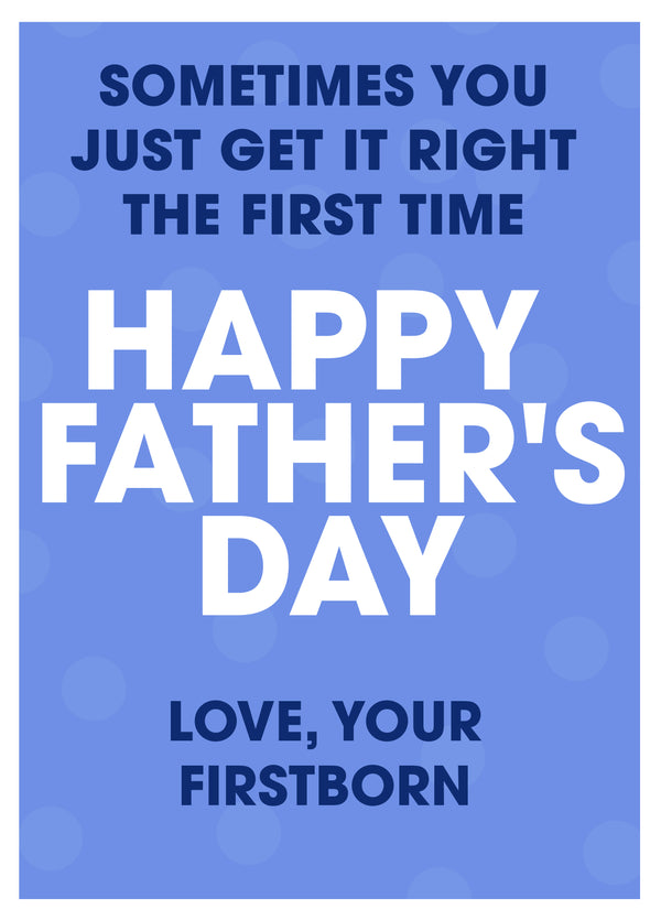 Firstborn Card