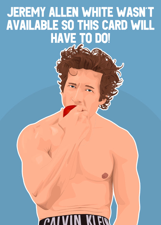 Jeremy Allen White Card