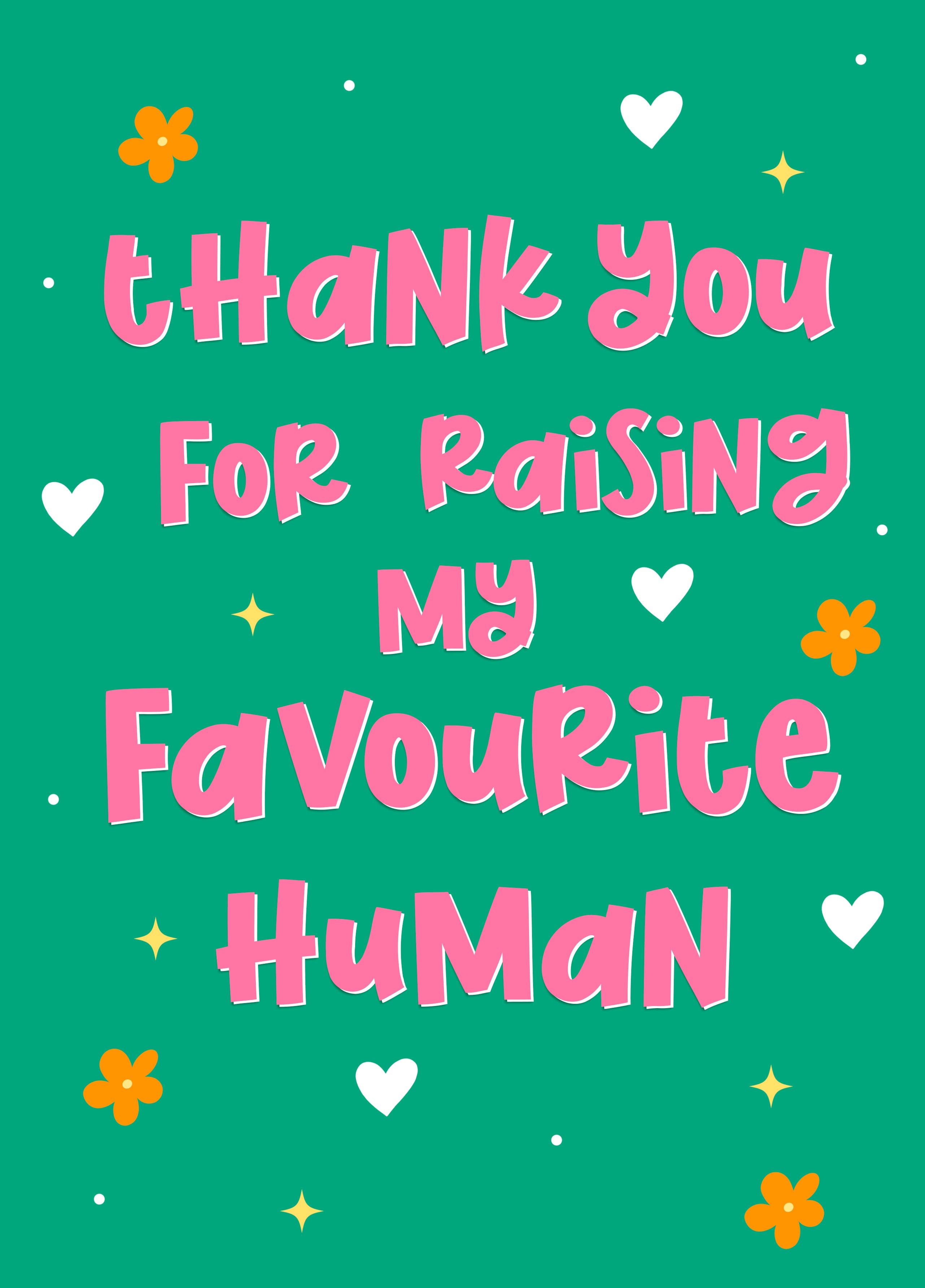 Favourite Human Card – Scribbler Cards & Gifts