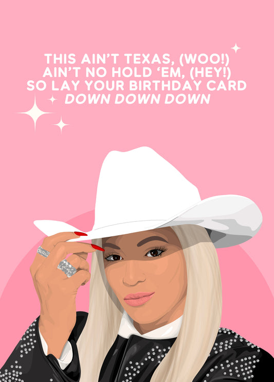 Texas Beyonce Card